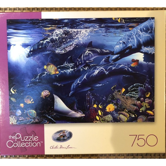 MEGA Brands Other - Christian Riese Lassen Puzzle 750 Pieces "SEA OF LIFE" New Factory Sealed 2007